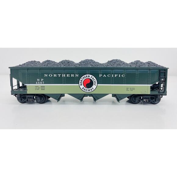 K-Line Northern Pacific Diecast 4 Bay Coal Hopper #4587 w/...